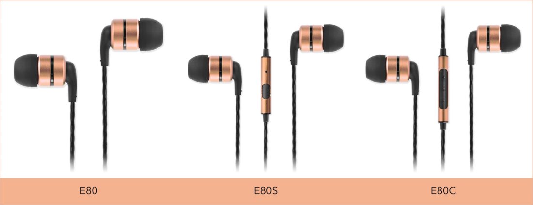 E80, E80S, E80C side-by-side comparison