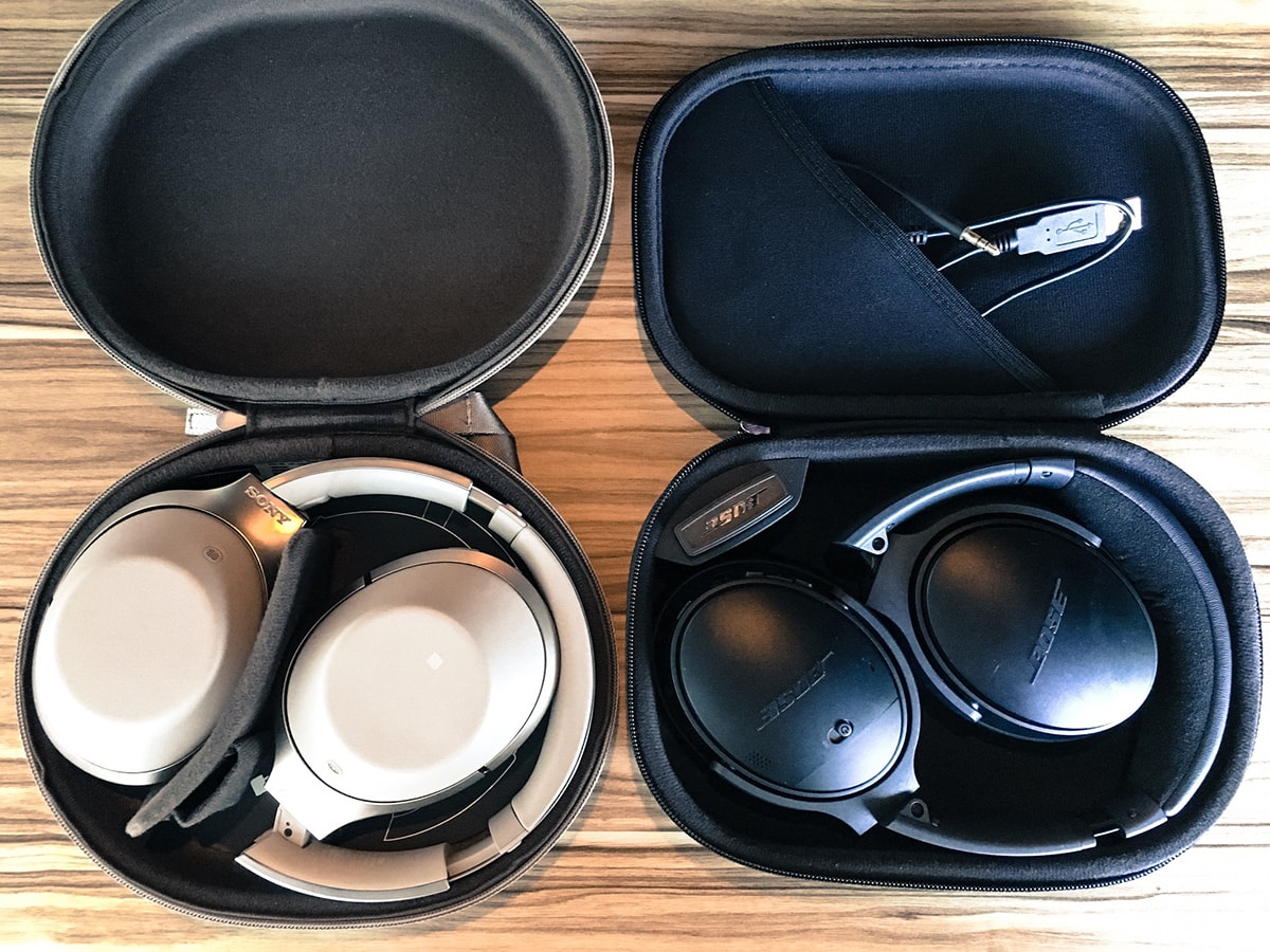 MDR-1000x Bose QC35 hard case cover