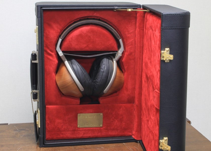 Sony MDR-R10 with its case