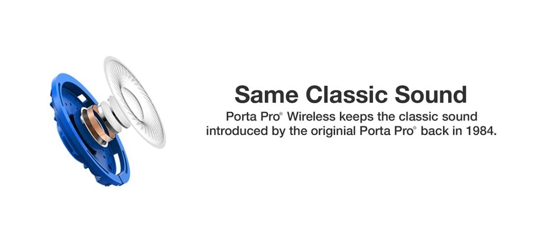 The Porta Pro driver from Koss