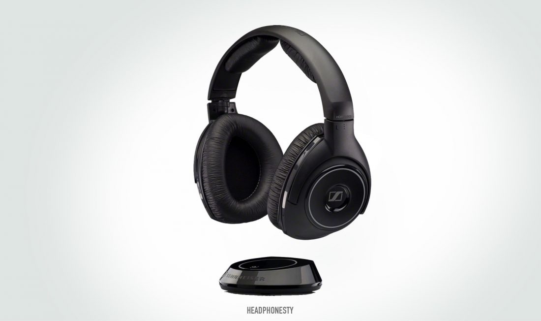 The Sennheiser RS 160 is one of the few wireless headphones using Kleer technology.