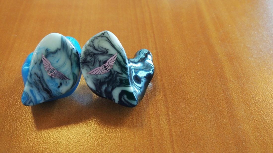 The swirled faceplates are an Empire Ears favourite.