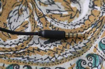 The 3.5mm headphone jack is gold-plated to prevent corrosion