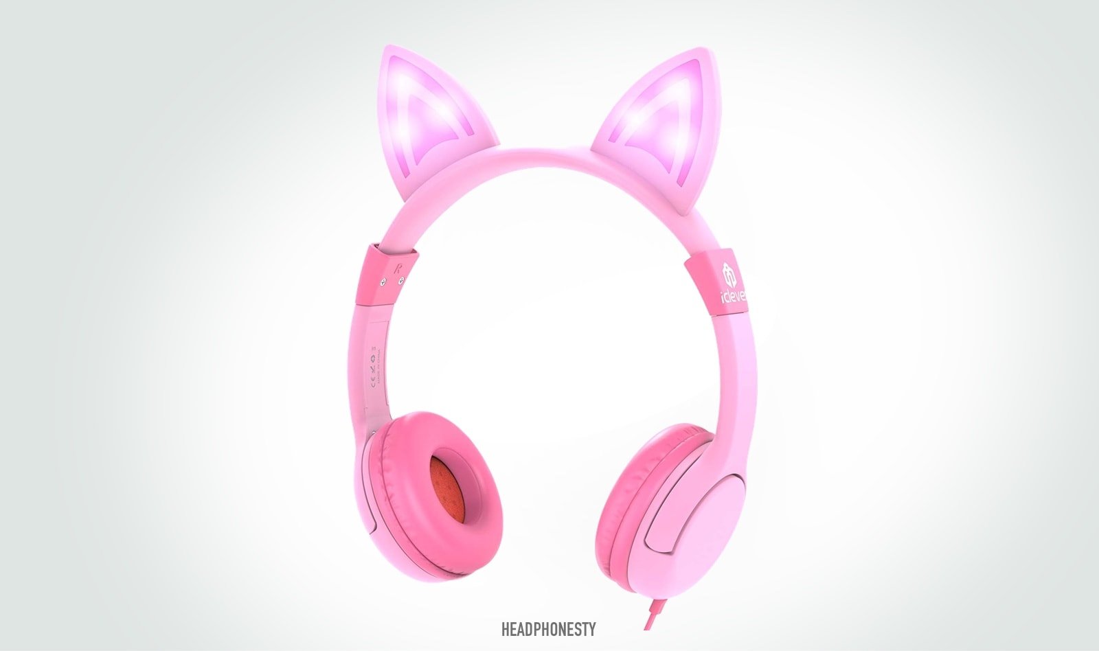 Close look at iClever Kids Cat Ear Headphones (From: Amazon)