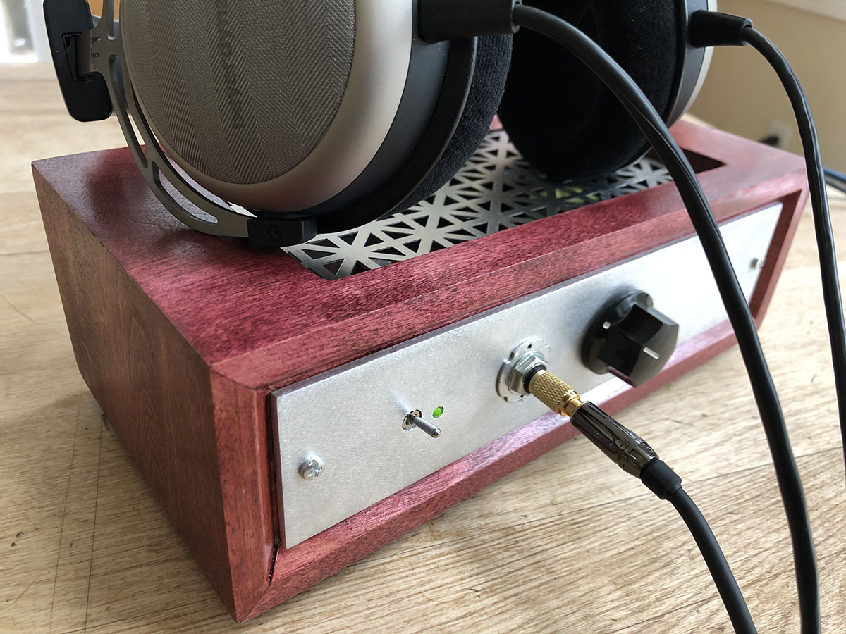 NuHybrid Headphone Amp using the Korg Nutube 6P1 DIY PCB plus Tube 