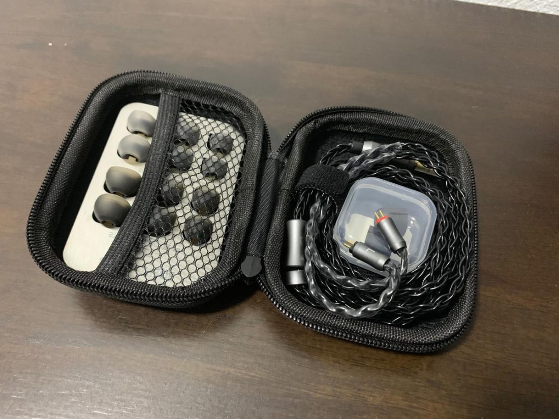 Accessories in the case