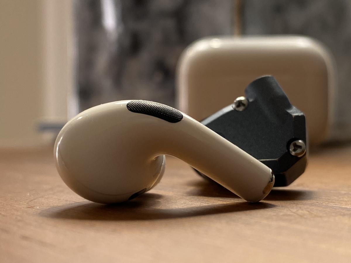 AirPods Pro besides the Campfire Andromedas