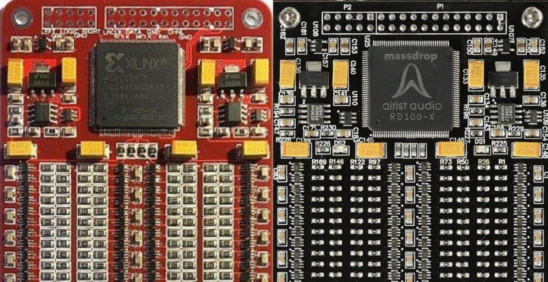 Physical examples of an R2R DAC. (From: headcase.org)
