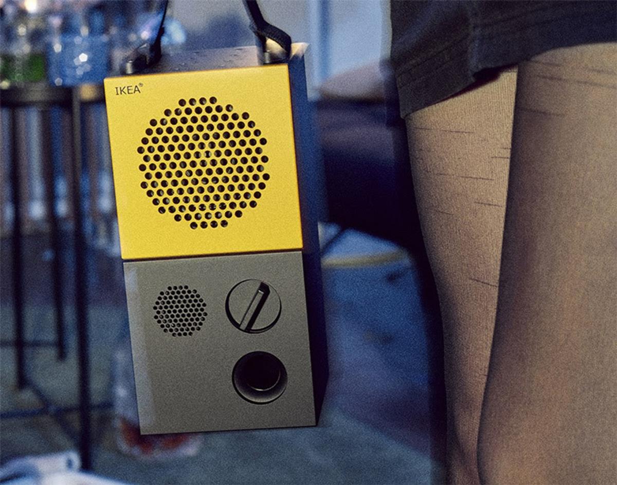 IKEA FREKVENS Bluetooth speaker on the go (From: IKEA)