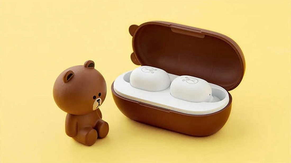 Line Friends Bluetooth Headset Brown edition {From: AliExpress)
