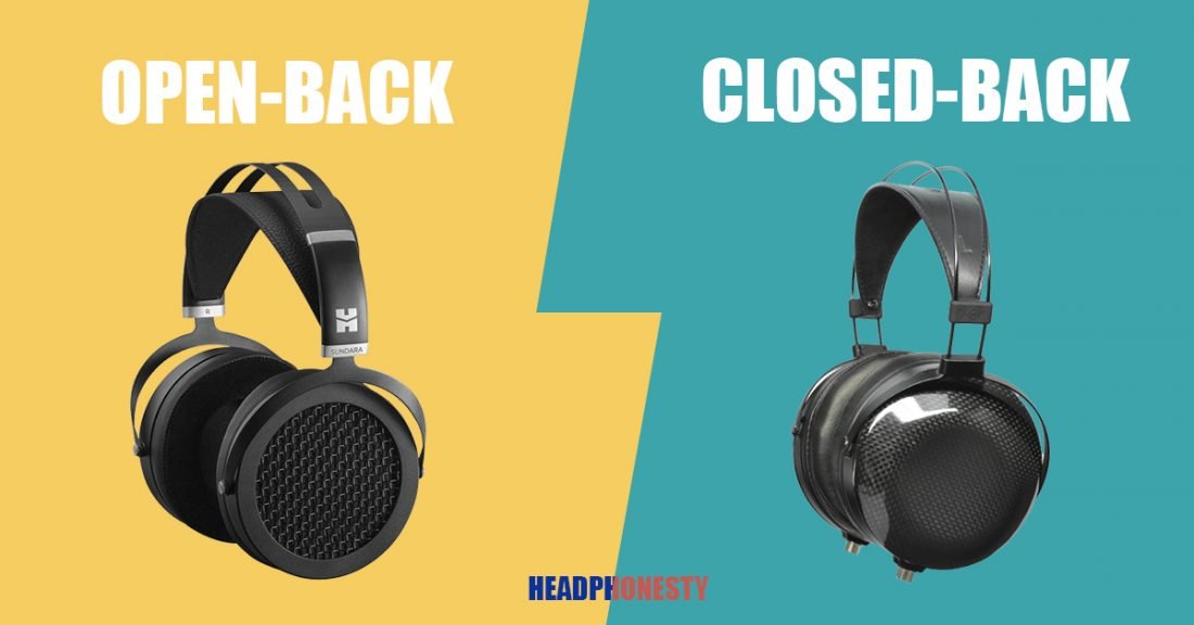 open-back headphones vs closed-back headphones