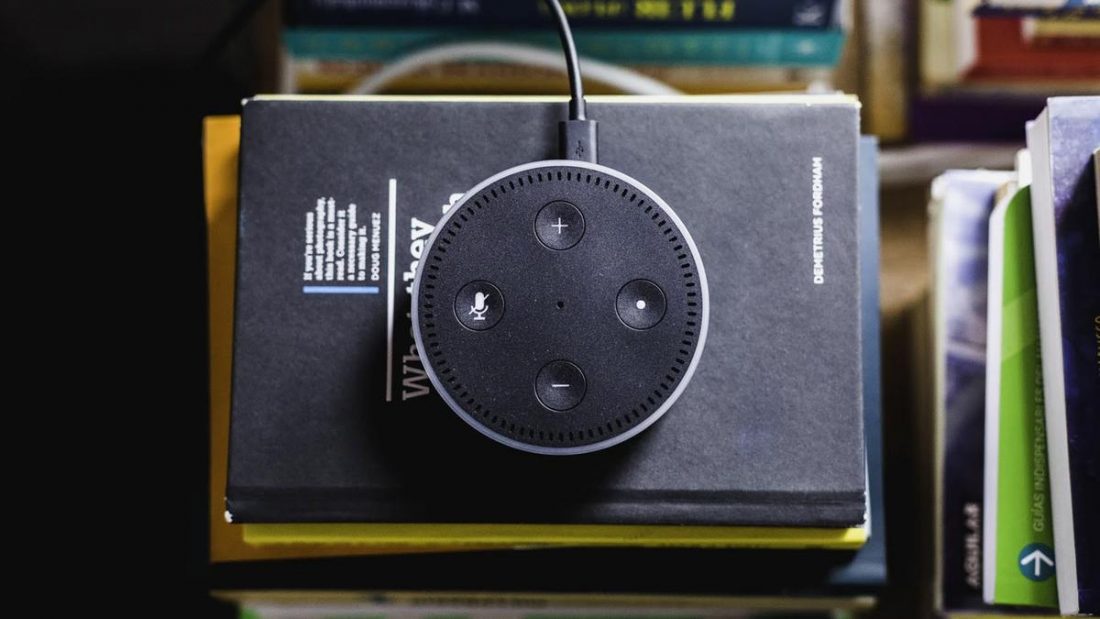 The Amazon Echo Dot is one of the most popular Amazon products with integrated Alexa (From: Andres Urena, unsplash.com)