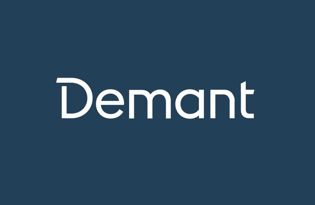 Demant's logo. The new EPOS will be under the Danish firm. (From Office Dealzz)