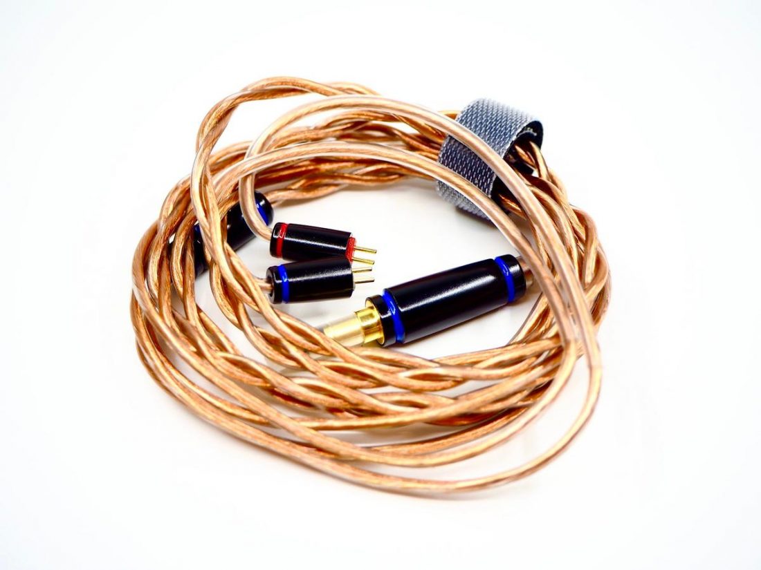 Furukawa OCC silver and copper hybrid braided cable