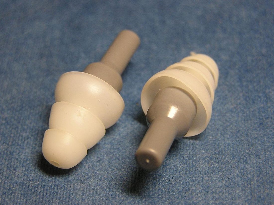 A pair of Musician's Ear Plugs (From: wikipedia.org)
