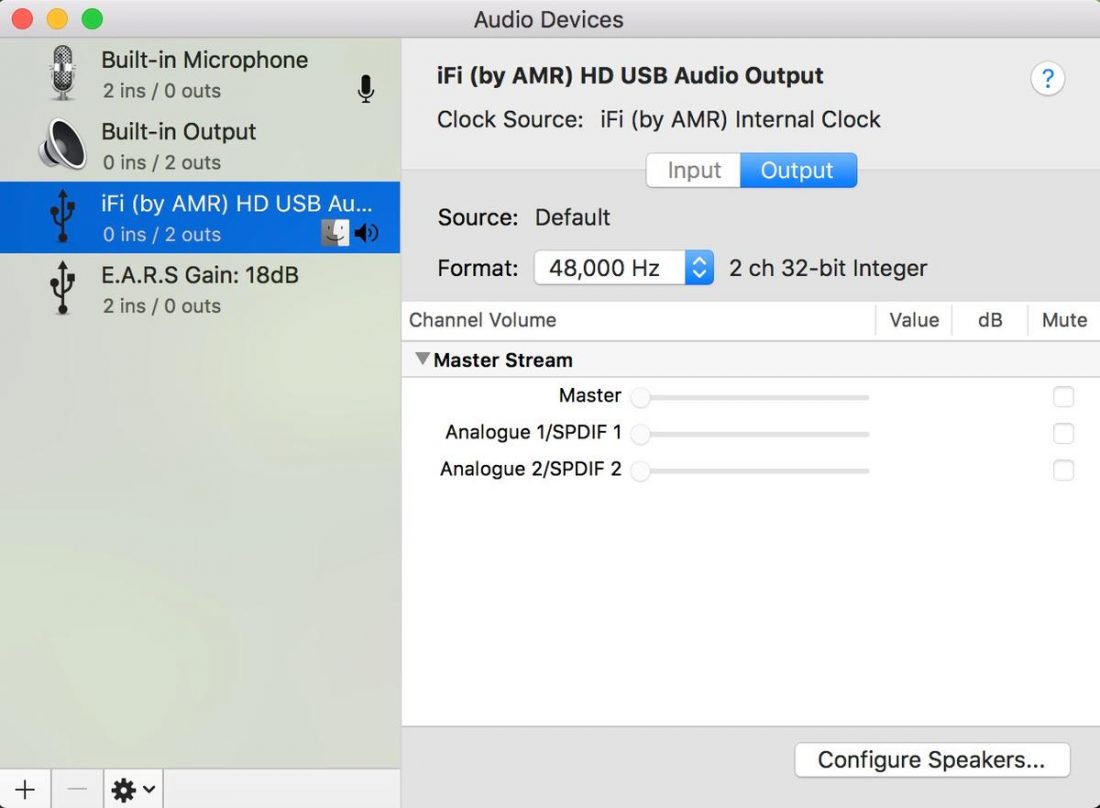 Set the Format: to 48,000 Hz in the Midi Audio Setup app in Apple OS.