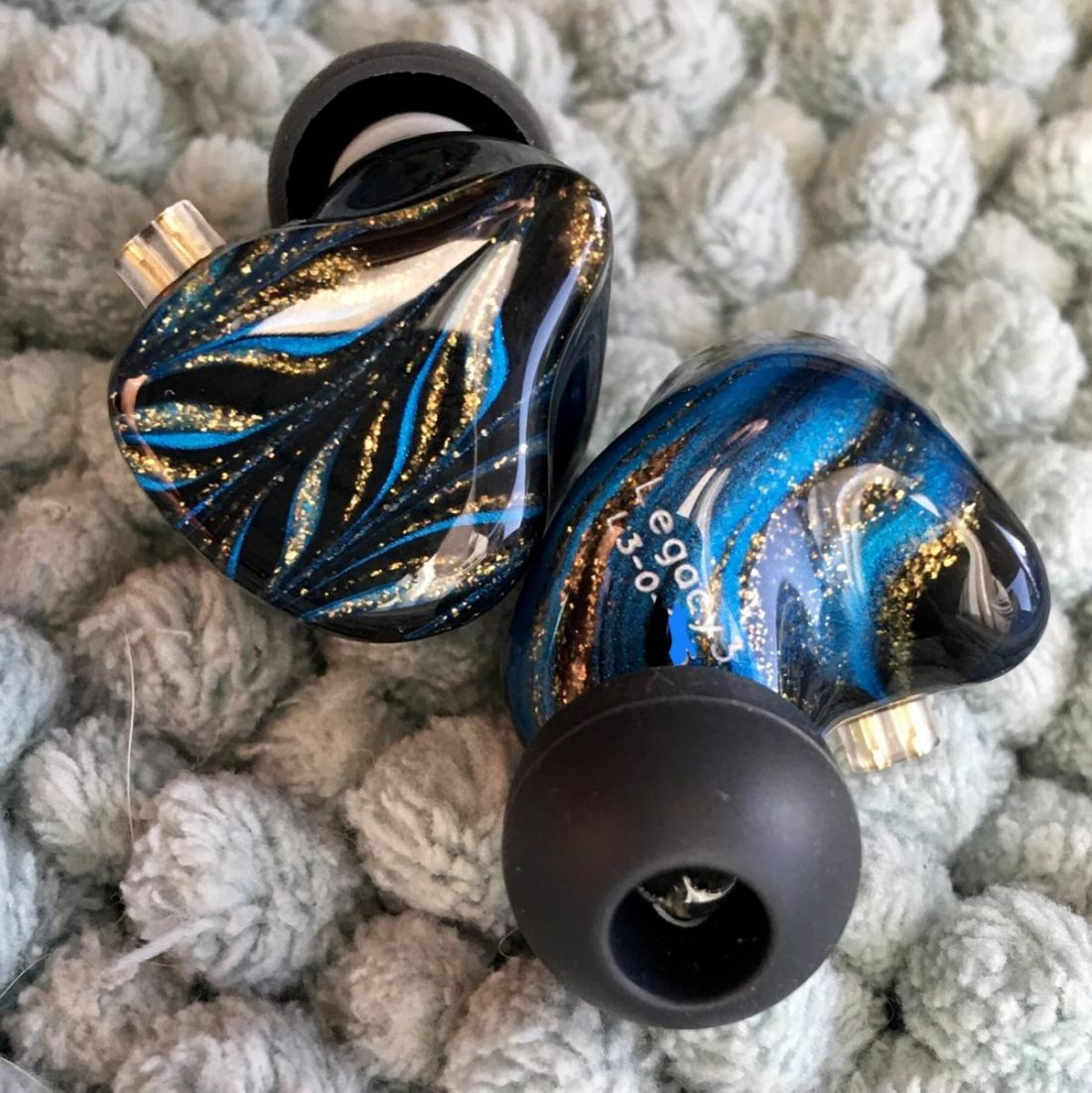 The Legacy 3 in Mystique shells. (From Head-fi.org)
