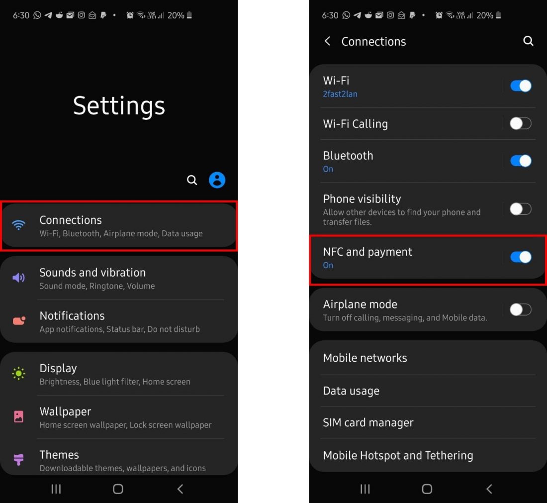 Activate NFC on Android