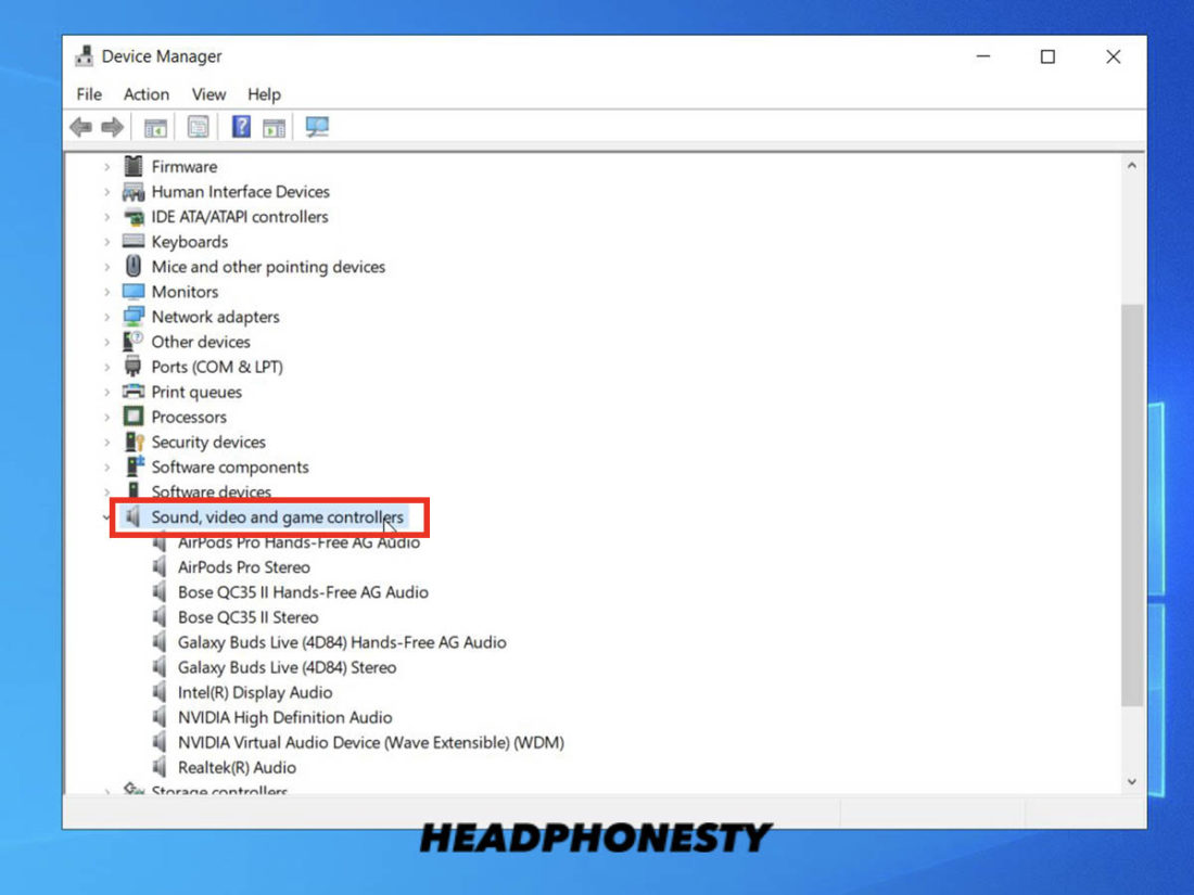 Windows Device Manager and Bluetooth Music Stereo Properties Window