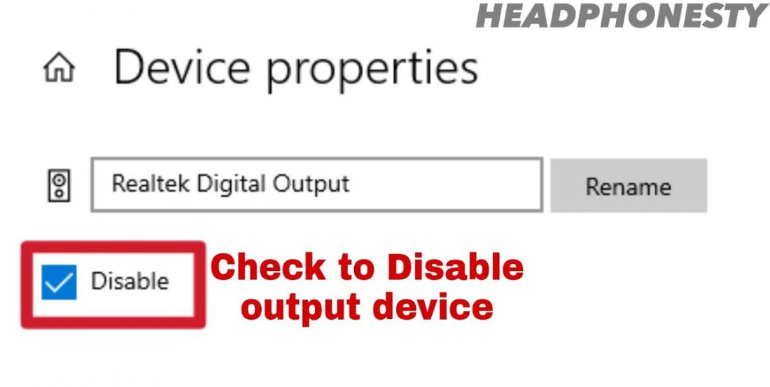 Device properties on Windows