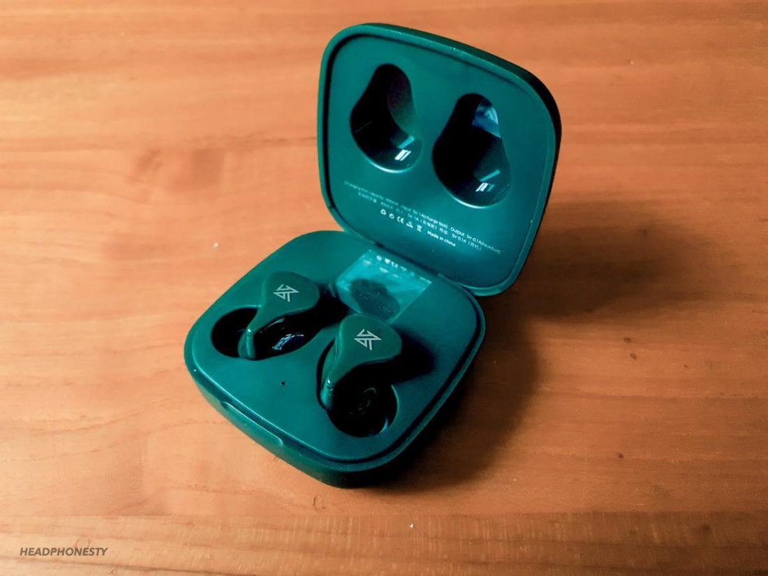 Earbuds in the case