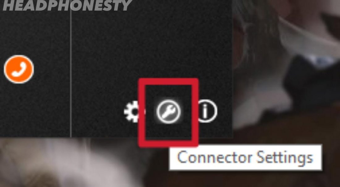Opening connector settings