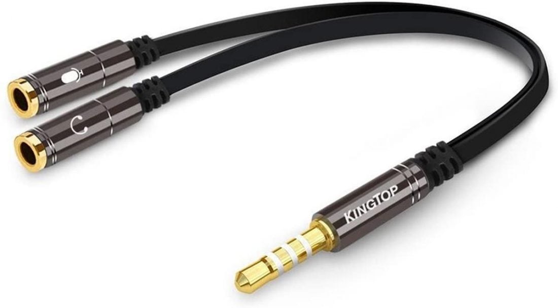 Close look at Kingtop 3.5mm Combo Audio Adapter (From:Amazon).