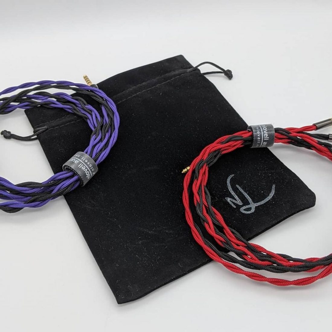 The included storage bag with each cable order from NLovell Audio.