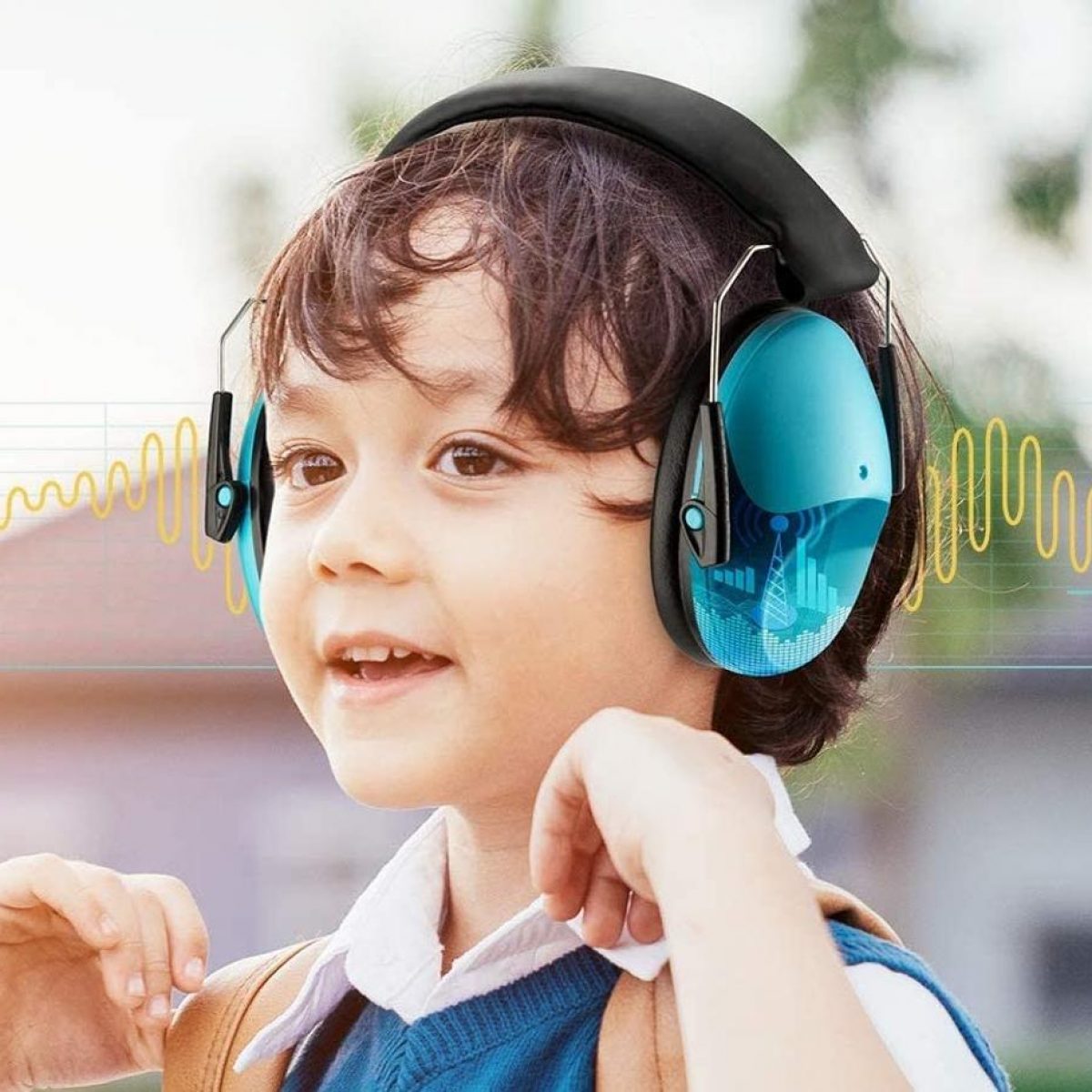 Ear Defenders Kids Boys Girl Noise Cancelling Baby Headset Headphone UK Earmuffs 