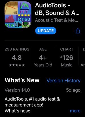 The iOS AudioTools application.
