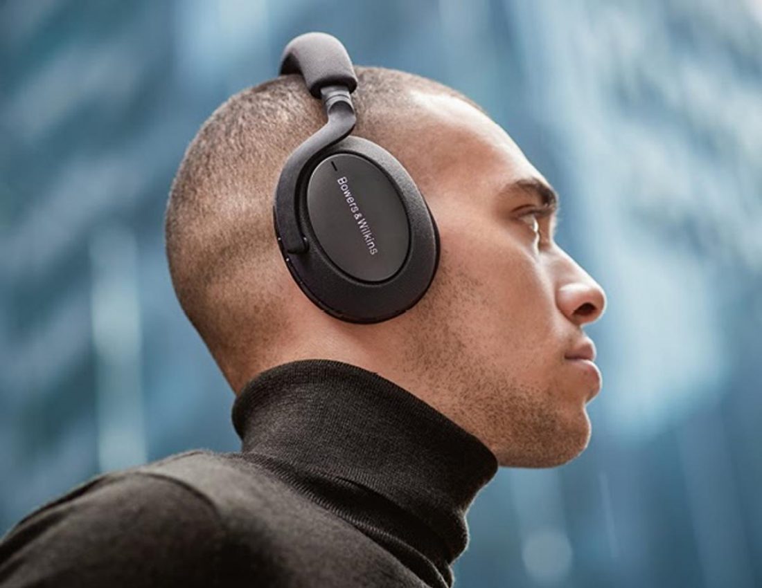 Man wearing Bowers & Wilkins PX7 (From: Bowers & Wilkins)