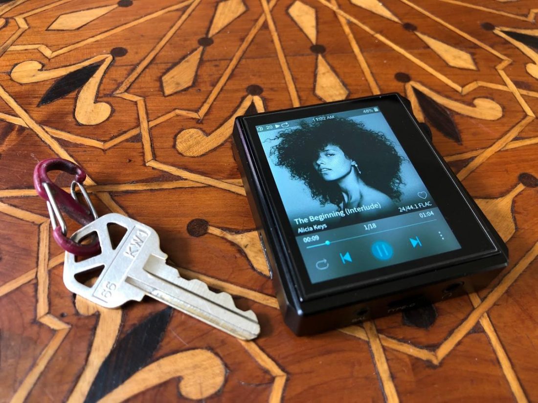 House key for scale. Alicia Keys for the pun.
