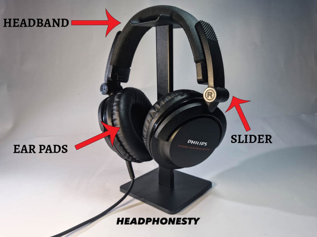 Replaceable Parts: Headband, ear pads, and sliders.