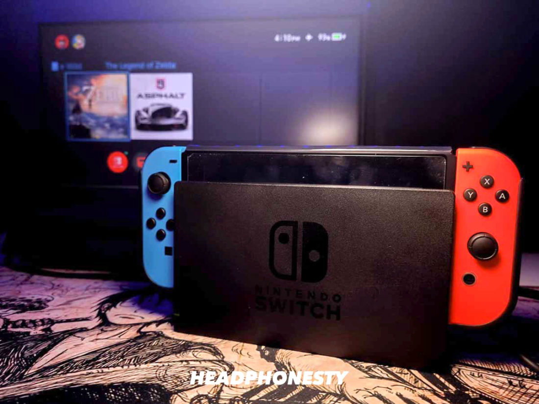 Nintendo Switch in docked mode