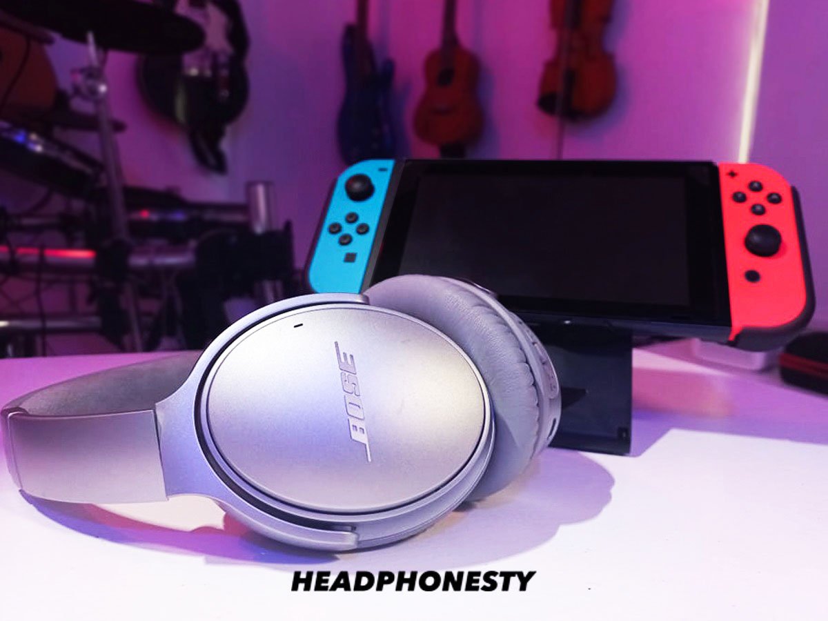 Using Bose Bluetooth headphones with Nintendo Switch