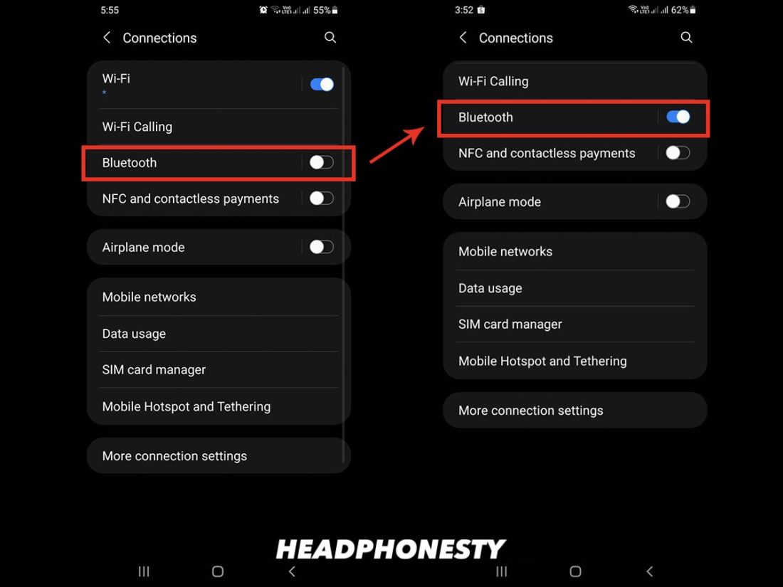 Turning on Android's Bluetooth
