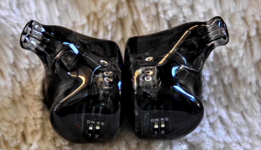 The Legacy 4 IEMs have hardware tuning switches to customize the sound
