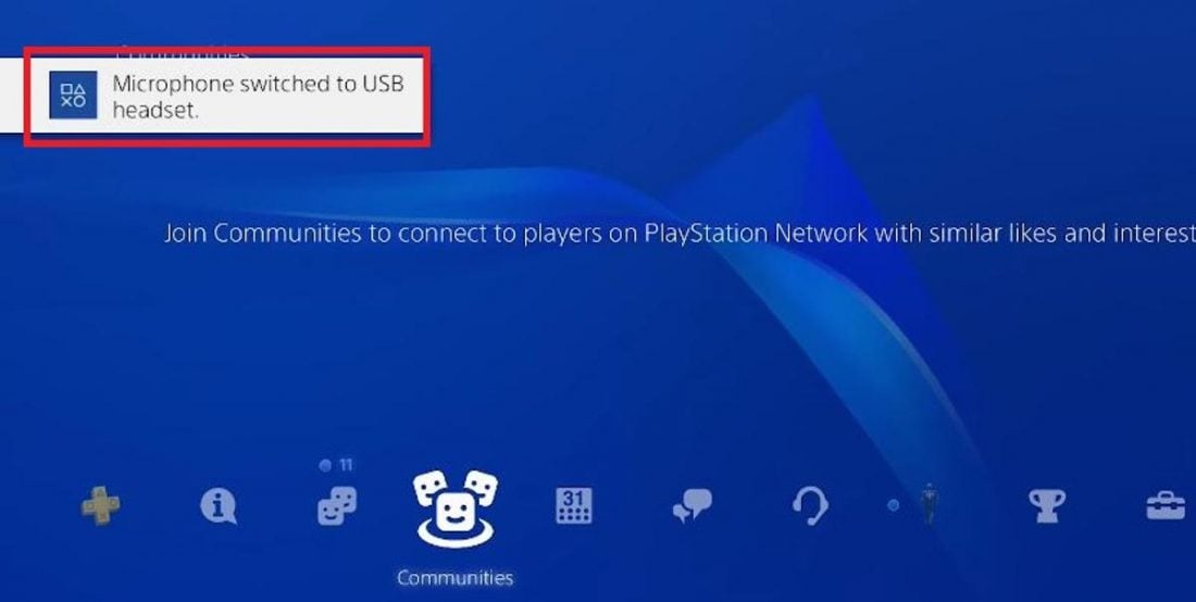 PS4 detects it as USB device (From: astrogaming/Youtube)