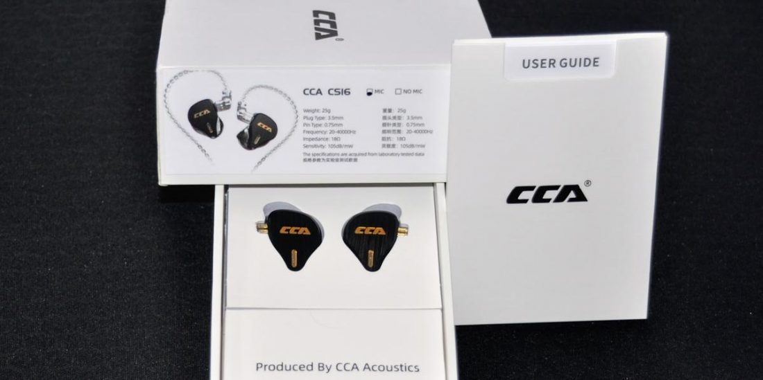 Unboxing the tidy CCA CS16 minimalist packaging