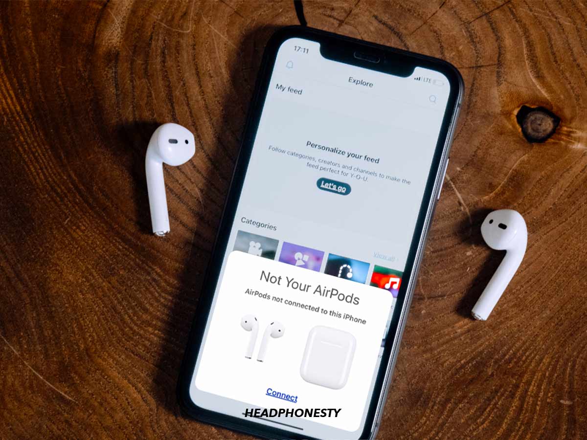 Reconnecting AirPods to iPhone after disconnecting