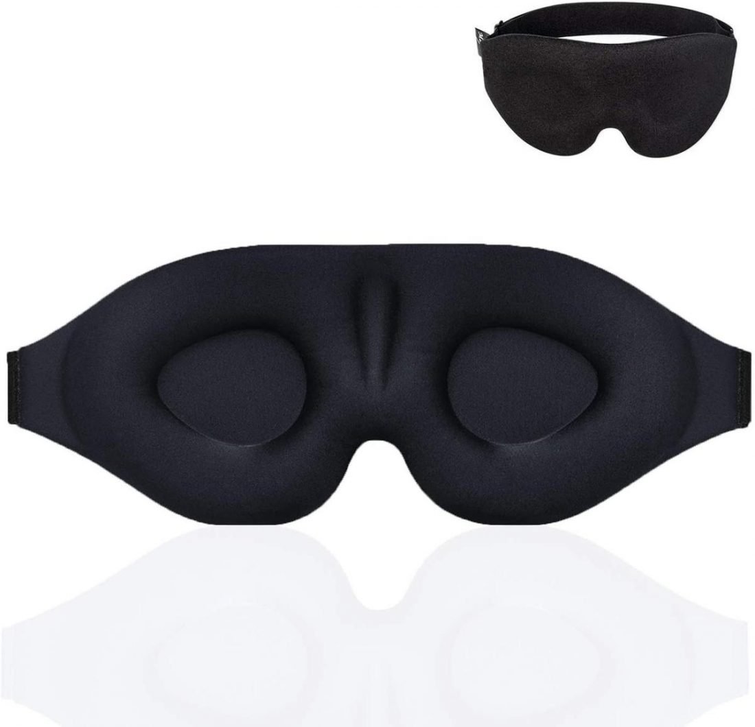 Eye cavity of a sleep mask (From: Amazon)