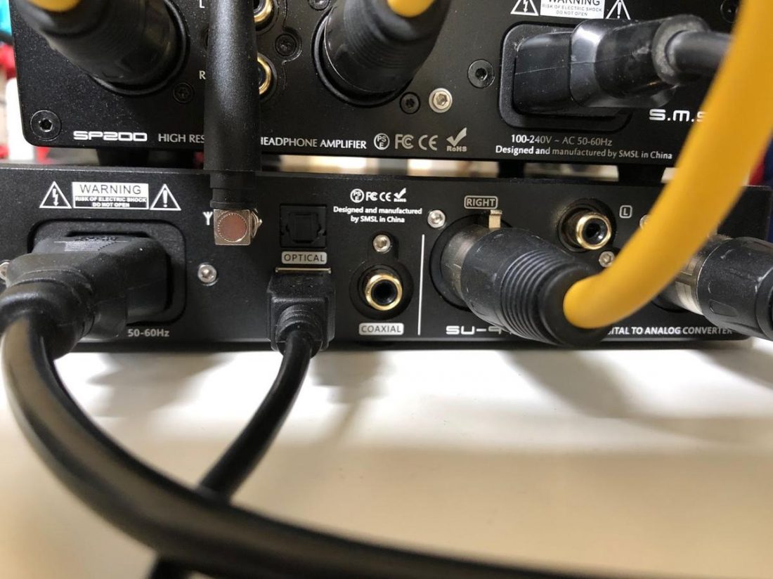 Hooking up a DAC to an amp can create a wild jungle of cables.