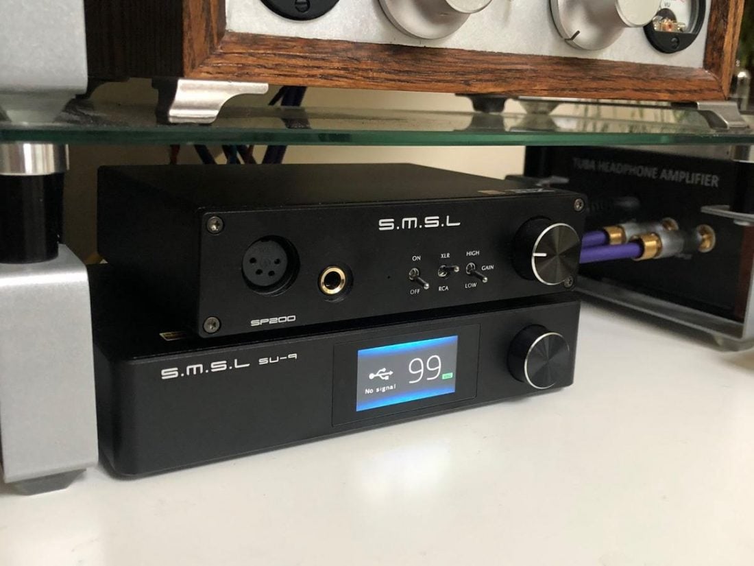 The SU-9 pairs nicely with the SP200 amplifier.