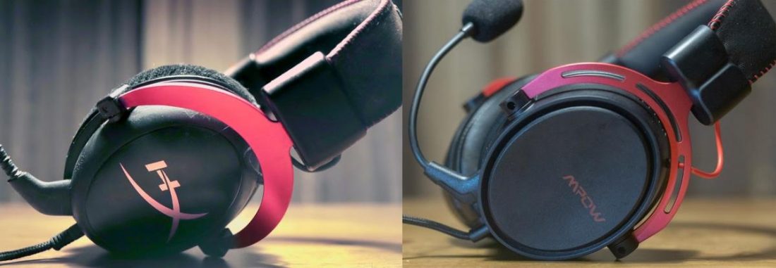 Side-by-side comparison of HyperX Cloud II and Mpow Air SE
