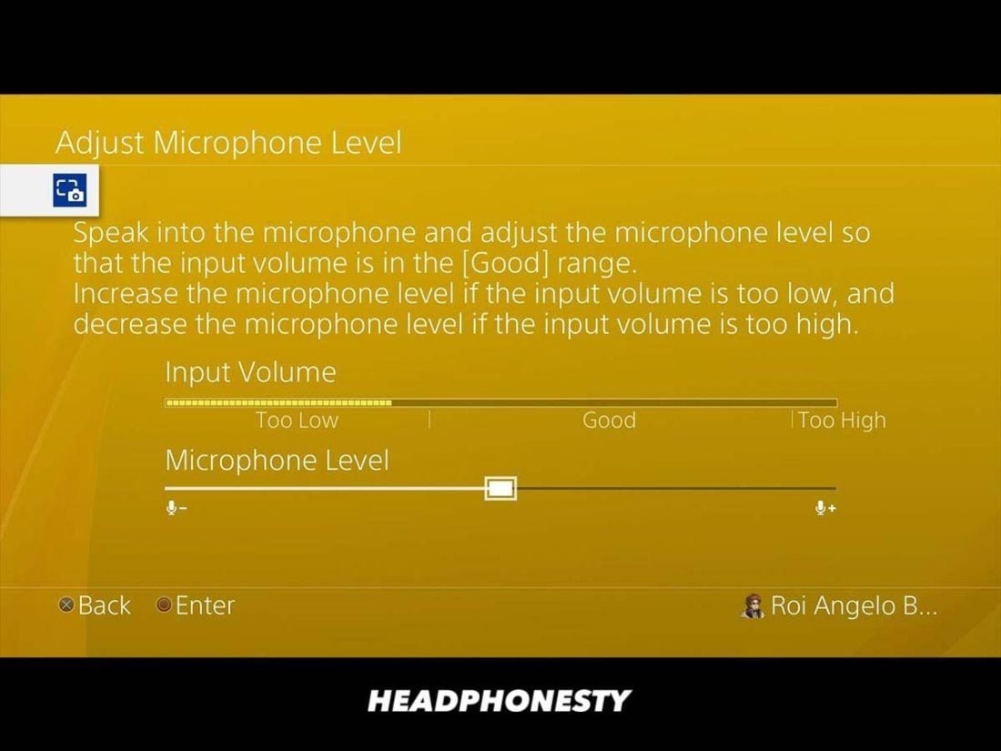 Adjust Microphone Level
