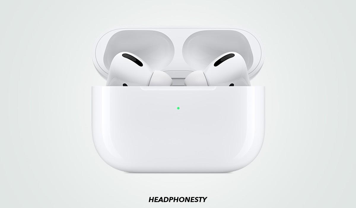 Close look at AirPods Pro (From: Amazon)