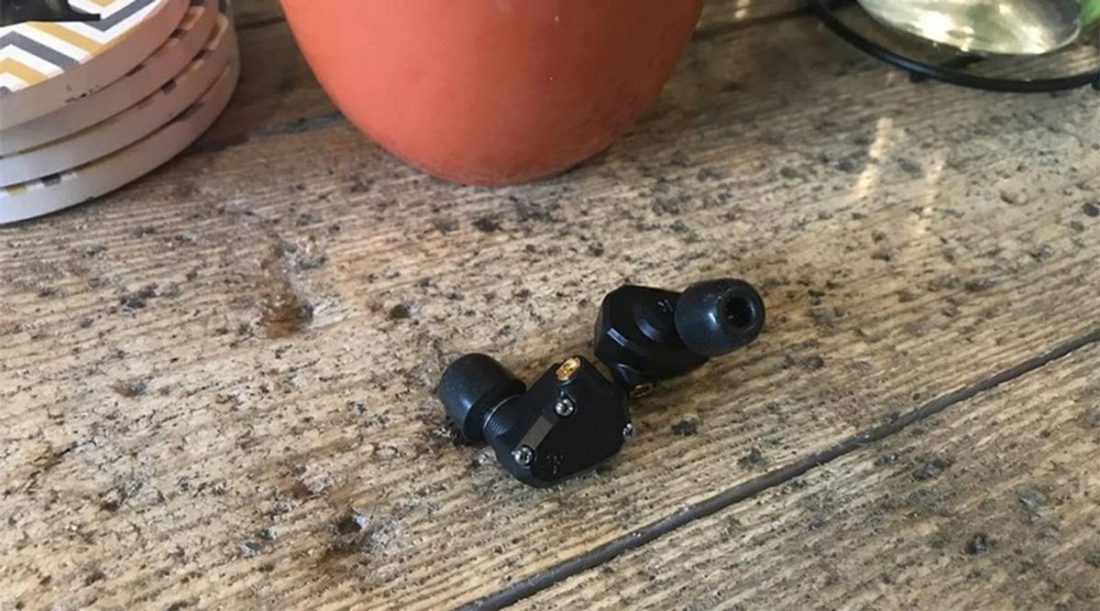 Eartips of IEMs reattached after drying