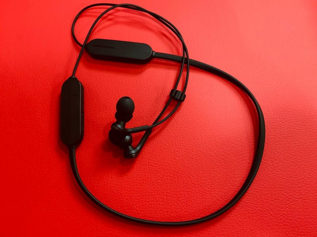 The ATH-CKS330XBT is a pair of wireless IEMs with a light-weight neckband.