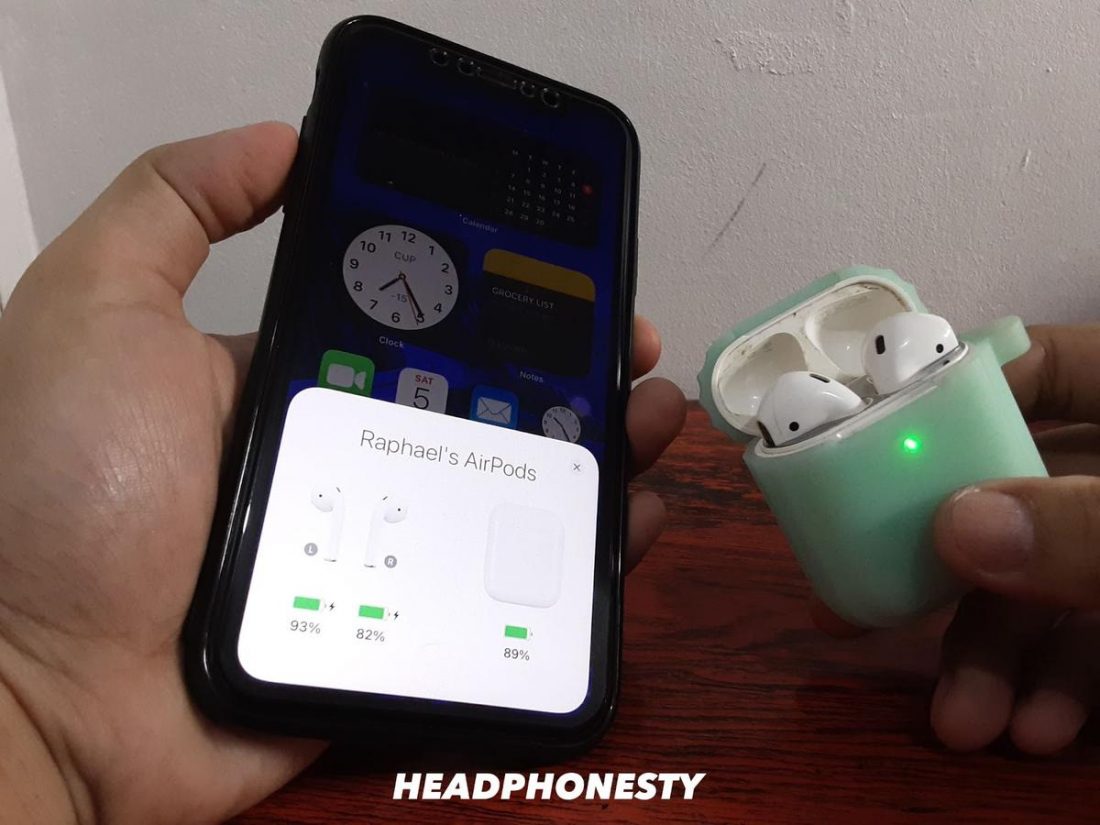 AirPods Battery Pop-up