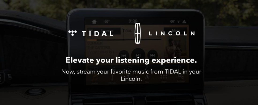 Website promo for the Tidal and Lincoln partnership.